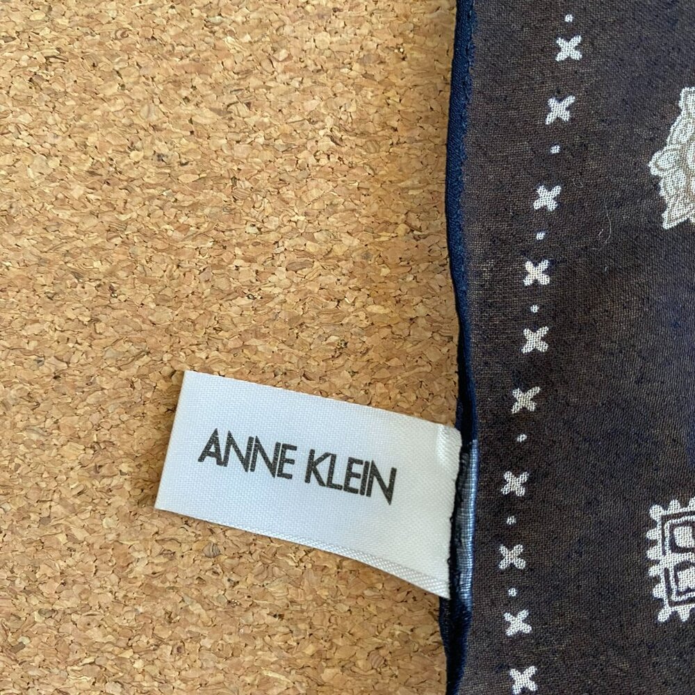 Anne Klein Vintage Silk Scarf - Picture 6 of 6